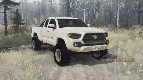 Toyota Tacoma TRD Off-Road Access Cab 2016 für Spintires MudRunner