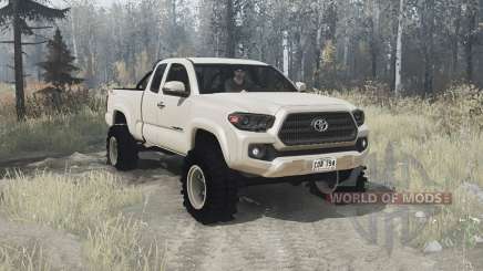 Toyota Tacoma TRD Off-Road Access Cab 2016 pour MudRunner