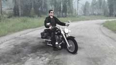 Harley-Davidson FLSTF Fat Boy pour MudRunner