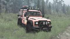 Land Rover Defender 90 Station Wagon expedition pour MudRunner
