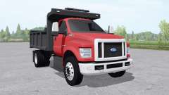 Ford F-750 Super Duty Regular Cab tipper 2017 pour Farming Simulator 2017