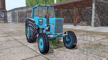 MTZ-80 Belarus Traktor mit einem Lader für Farming Simulator 2017