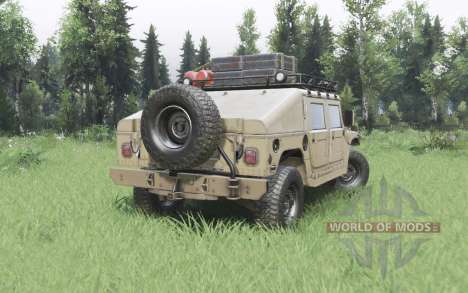Hummer H1 military pour Spin Tires