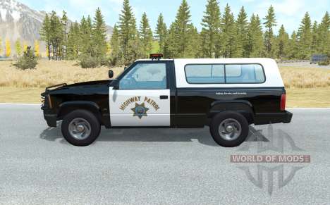 Gavril D-Series California Highway Patrol für BeamNG Drive