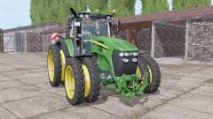 John Deere 7730 narrow double wheels für Farming Simulator 2017