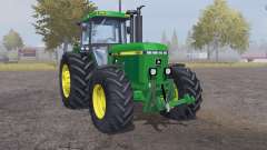 John Deere 4455 moderate lime green pour Farming Simulator 2013