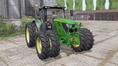 John Deere 6135R narrow twin wheels pour Farming Simulator 2017