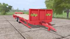 Herbst 24FT low loader pour Farming Simulator 2017