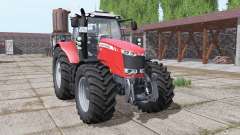 Massey Ferguson 7726 wheels with weights pour Farming Simulator 2017