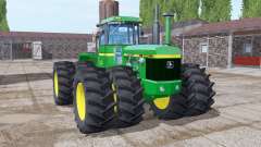 John Deere 8440 twin wheels pour Farming Simulator 2017