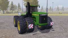 John Deere 9400 twin wheels pour Farming Simulator 2013