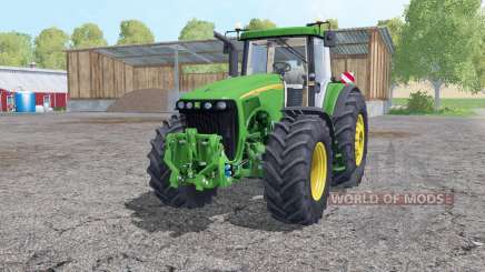 John Deere 8220 wheels weights pour Farming Simulator 2015