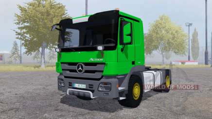 Mercedes-Benz Actros (MP3) green pour Farming Simulator 2013