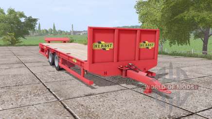 Herbst 24FT low loader pour Farming Simulator 2017
