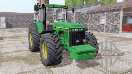 John Deere 8410 front weight pour Farming Simulator 2017