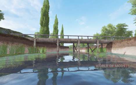 Pont de bois pour Farming Simulator 2017