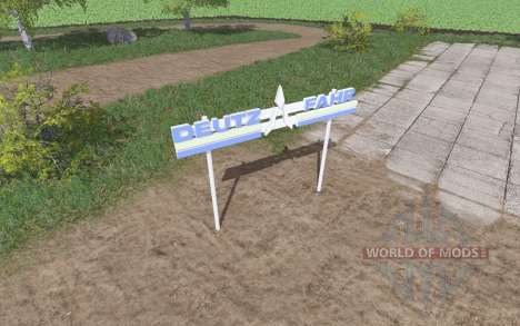 Deutz-Fahr 3D plate pour Farming Simulator 2017