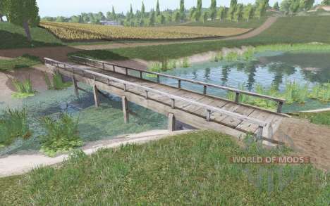 Pont de bois pour Farming Simulator 2017
