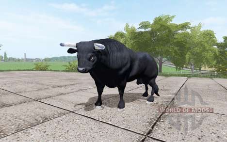 Taureau noir pour Farming Simulator 2017