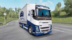 Volvo FH16 750 Globetrotter XL cab 2014 Tandem pour Euro Truck Simulator 2