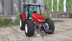 Massey Ferguson 5712 twin wheels pour Farming Simulator 2017