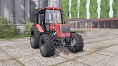 La biélorussie 826 avec un choix de configurations pour Farming Simulator 2017