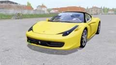 Ferrari 458 Italia 2009 pour Farming Simulator 2017