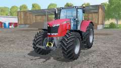 Massey Ferguson 7626 twin wheels pour Farming Simulator 2015