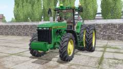 John Deere 8400 wheels selection pour Farming Simulator 2017