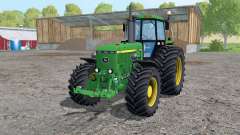 John Deere 4455 twin wheels für Farming Simulator 2015