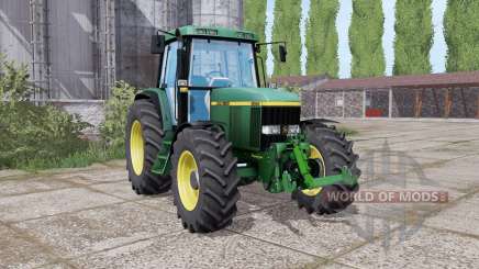 John Deere 6810 double à l'arrière pour Farming Simulator 2017
