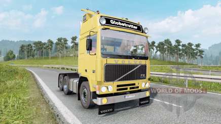 Volvo F12 soft yellow pour Euro Truck Simulator 2