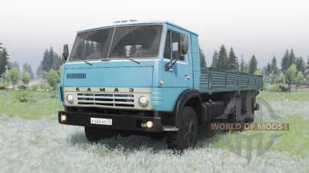KamAZ 53212 bleu pour Spin Tires