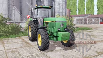 John Deere 4850 twin wheels pour Farming Simulator 2017