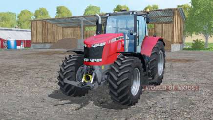 Massey Ferguson 7626 twin wheels pour Farming Simulator 2015