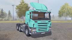Scania P420 bright turquoise v2.2 für Farming Simulator 2013