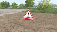 Warning Sign für Farming Simulator 2017