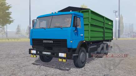 KamAZ 45143 mit trailer v2.1 für Farming Simulator 2013