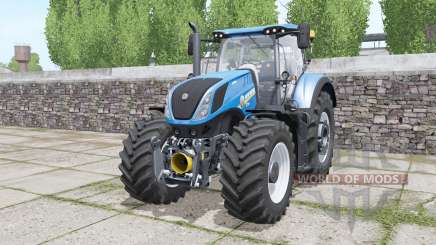 New Holland T7.290 Heavy Duty bright blue für Farming Simulator 2017