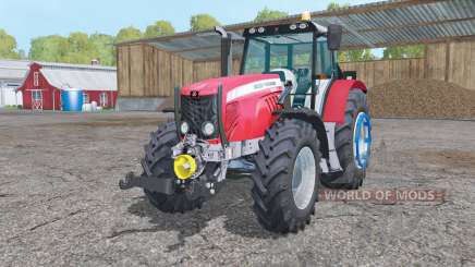 Massey Ferguson 5475 change wheels pour Farming Simulator 2015