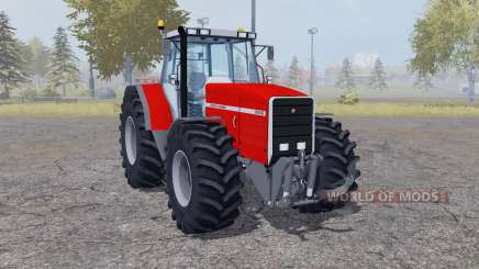 Massey Ferguson 8140 double wheels pour Farming Simulator 2013