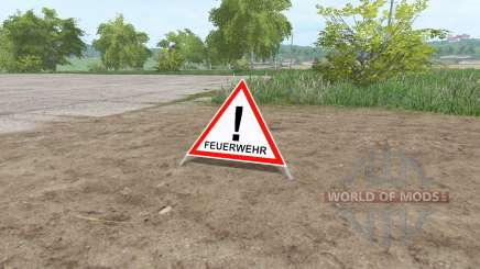 Warning Sign pour Farming Simulator 2017