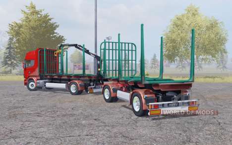 Scania R730 4x4 Timber Truck für Farming Simulator 2013