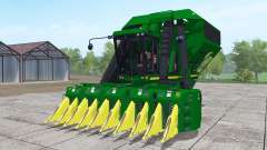 John Deere 9950 with headers für Farming Simulator 2017