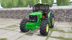 John Deere 6180J double wheels für Farming Simulator 2017