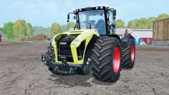 Claas Xerion 4000 Trac VC double wheels pour Farming Simulator 2015