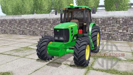 John Deere 6180J double wheels pour Farming Simulator 2017