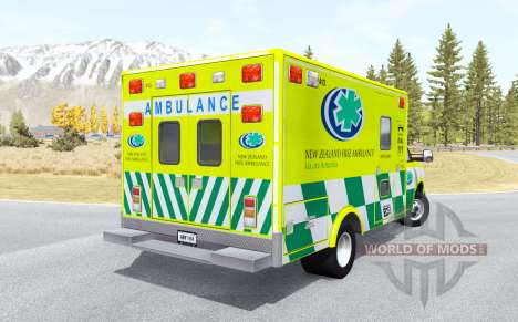 Gavril H-Series Ambulance New Zealand für BeamNG Drive