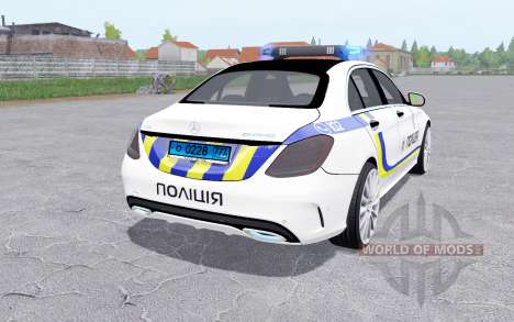 Mercedes-Benz C 250 Police pour Farming Simulator 2017