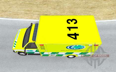 Gavril H-Series Ambulance New Zealand für BeamNG Drive